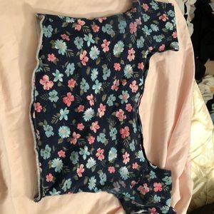 Floral crop top from hollister
